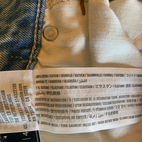 ABERCROMBIE & FITCH Zoe Natural Rise Ankle Straight Jean 27 LONG - Picture 6 of 12